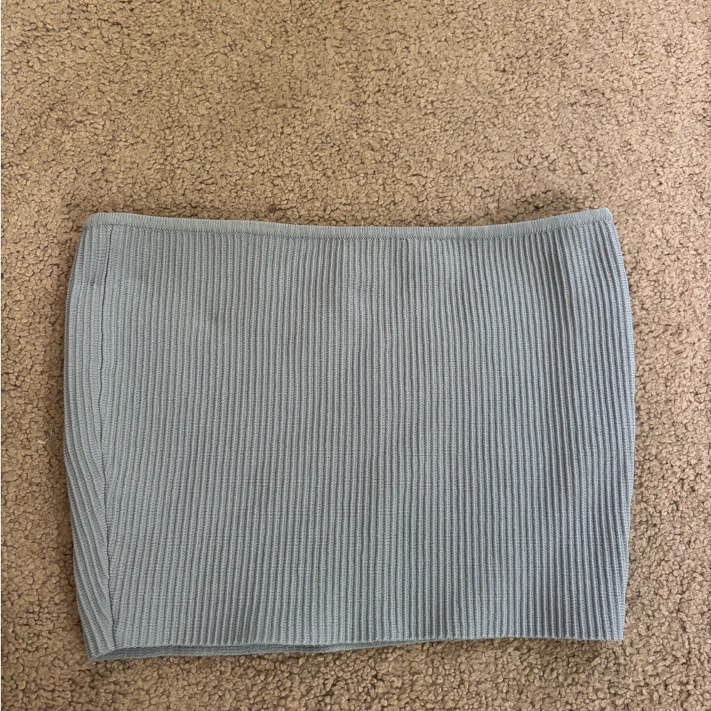 Blue tube top
